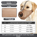 Portable PVC Dog Muzzle (Washable, Multi-Size)