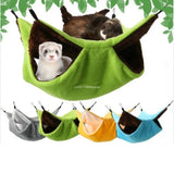 Plush Hanging Hammock — Double-Layer Warm Bed for Small Pets