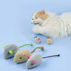 Soft Catnip Mouse Toys — Classic Plush Play Mice, 2-Pack