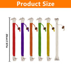 6-Pack 7.87" Catnip Chew Rope Cat Toy Set — Interactive Teeth Cleaning & Play Ropes