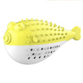 Pufferfish Catnip Chew Toy with Bell — Detachable Teething Toy for Kittens