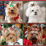 Handmade Puppy Bows (10, 20 or 30 Pack, Christmas Party)