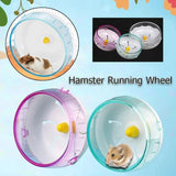 Silent Hamster Running Wheel — Wide-Track Acrylic Exercise Disc
