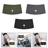 Pet Strollers Edge Cover Washable Guard Dirt Mat Durable Cushion for Dog Crate Accessories