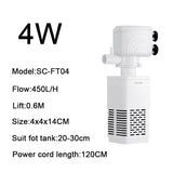 3-in-1 Silent Submersible Aquarium Pump (220V, Wave Maker)
