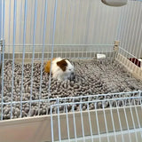 Plush Cushion Sleeping Mat — Portable Warm Bed for Hamsters & Guinea Pigs