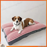 Corduroy Orthopedic Dog Bed for Large Dogs