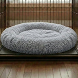 Calming Pet Bed with Extra-Soft Filling, Available in 9 Colors