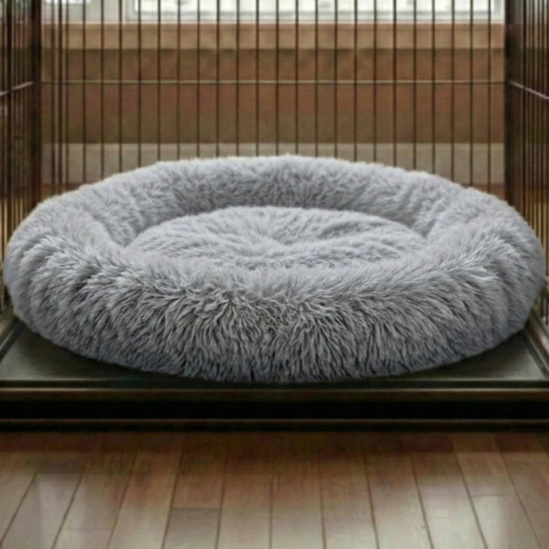 Calming Pet Bed with Extra-Soft Filling, Available in 9 Colors