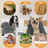 Microfiber Dog Drying Towel — Super Absorbent, 31 x 13 Inch