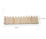 Wooden Hamster Cage Fence & Platform — Modular Climbing Accessories