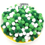 Plush Cat Puff Ball Toys — Soft Stretch Chew & Play Balls, Bulk Packs