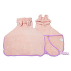 Hooded Dog Bathrobe — Adjustable Microfiber Coat for Bath & Winter