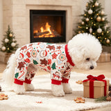 Christmas Four-Legged Dog Outfit (Gingerbread, Snowman & Santa)
