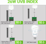 UVB Calcium Supplement Lamp — Energy-Saving E27 Bulb, 5.0 or 10.0