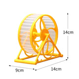Silent Hamster Running Wheel — Anti-Jam Exercise Wheel with Stand