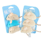 Fleece Catnip Mouse Toy — Teeth-Cleaning Play Toy for Kittens