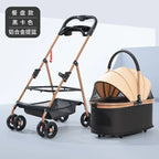 Compact Lightweight Foldable Small Pet Cart for Cats & Dogs
