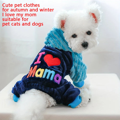 Winter Hooded Dog Coat (Christmas & Birthday Pet Clothing)
