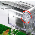Mini USB Wall-Mounted Aquarium Waterfall Filter (Small Fish Tank, Silent)