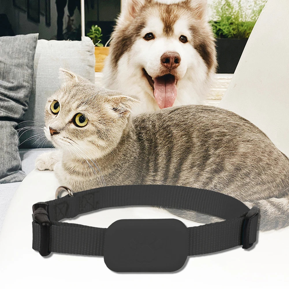 Battery GPS Dog Collar Tracker for iOS - Movement Alert Anti-Loss for Cats & Dogs