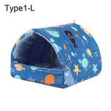 Small Animal Sleeping Nest — Warm Cotton Bed for Hamsters & Rabbits