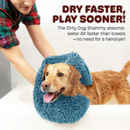 Chenille Pet Absorbent Towel — Quick-Drying Hand-Pocket Design