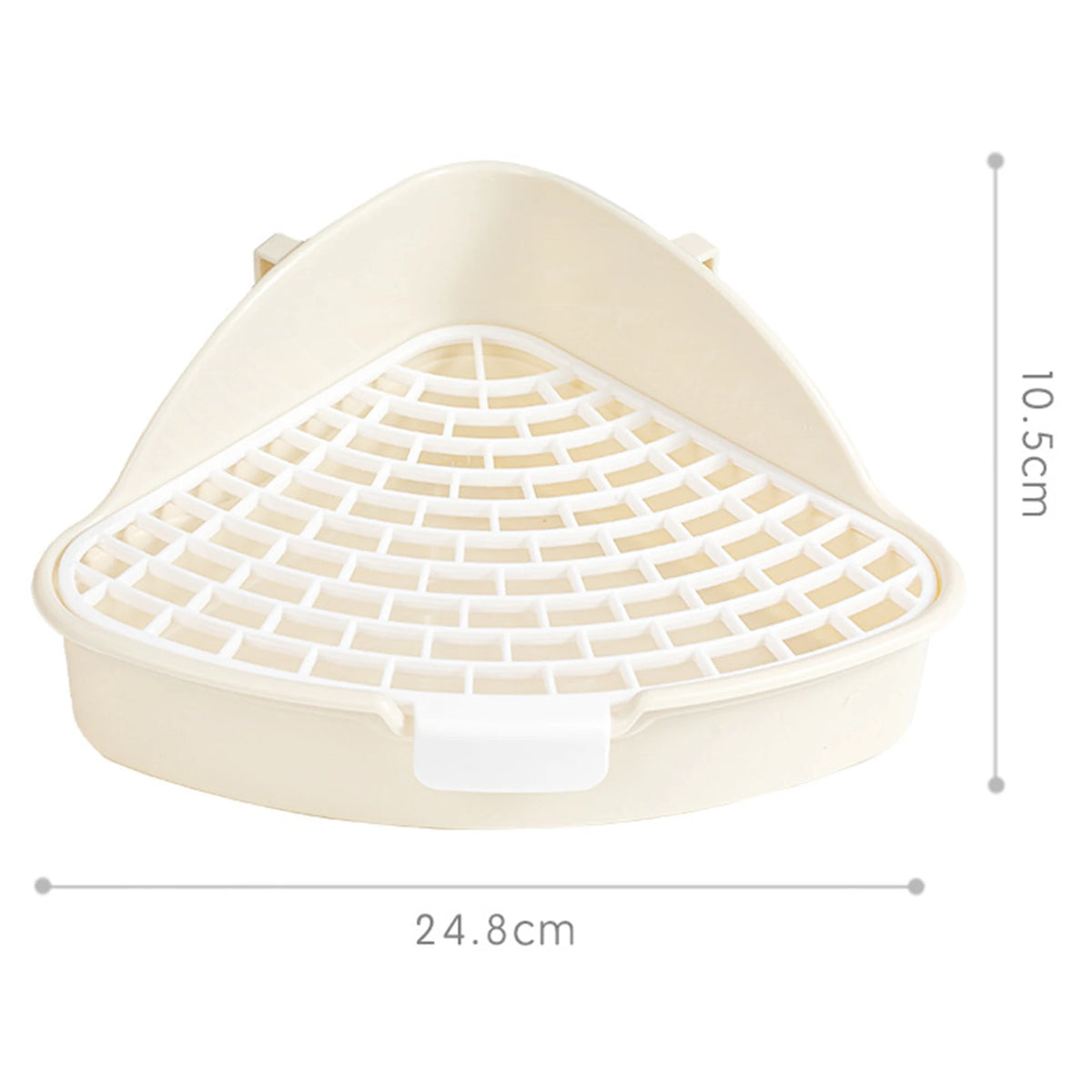 Corner Litter Tray — Space-Saving Toilet Box for Rabbits & Small Pets