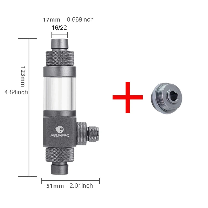 AQUAPRO External CO2 Atomizer Diffuser for Planted Tanks