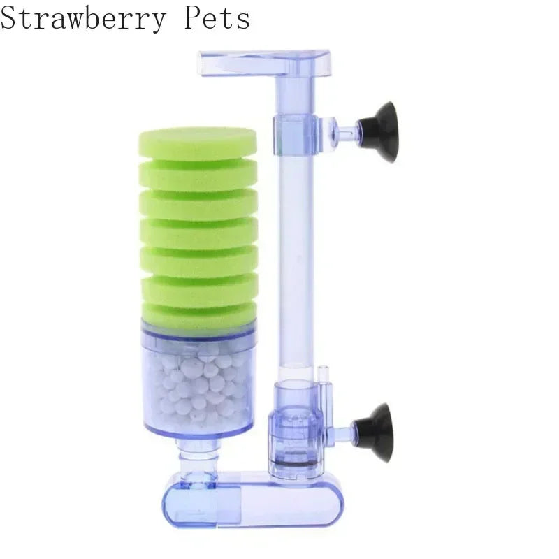 Aquarium Surface Skimmer Filter (Air Pump Driven, Oil Film Removal)