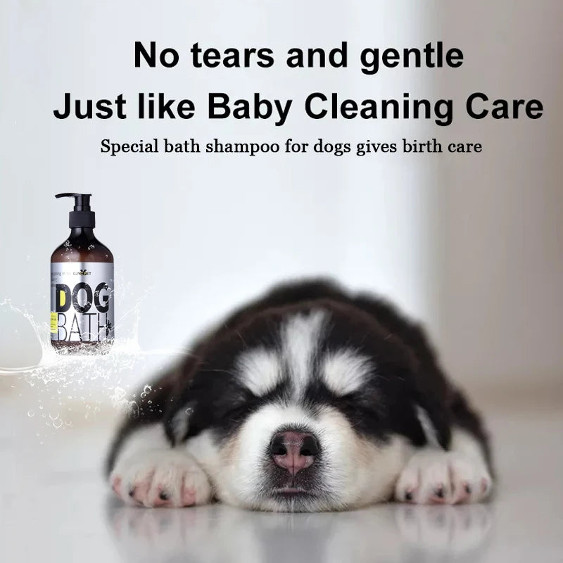 Anti-Flea Pet Shampoo for Dogs and Cats (Itch Relief, 500ml)
