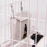 Hanging Hay Feeder Bag — Bite-Resistant Cloth Feeder for Small Pets