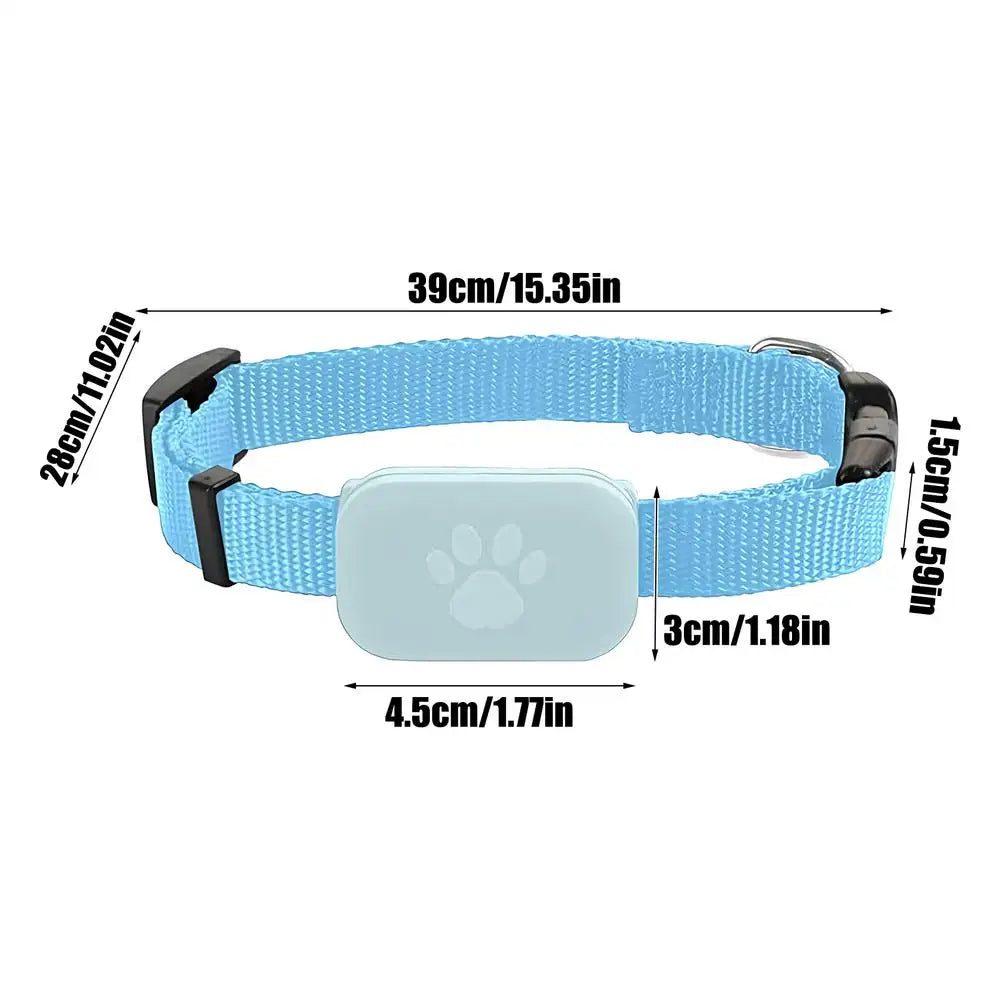 Long Battery GPS Cat & Dog Collar Tracker - Global Safety Locator