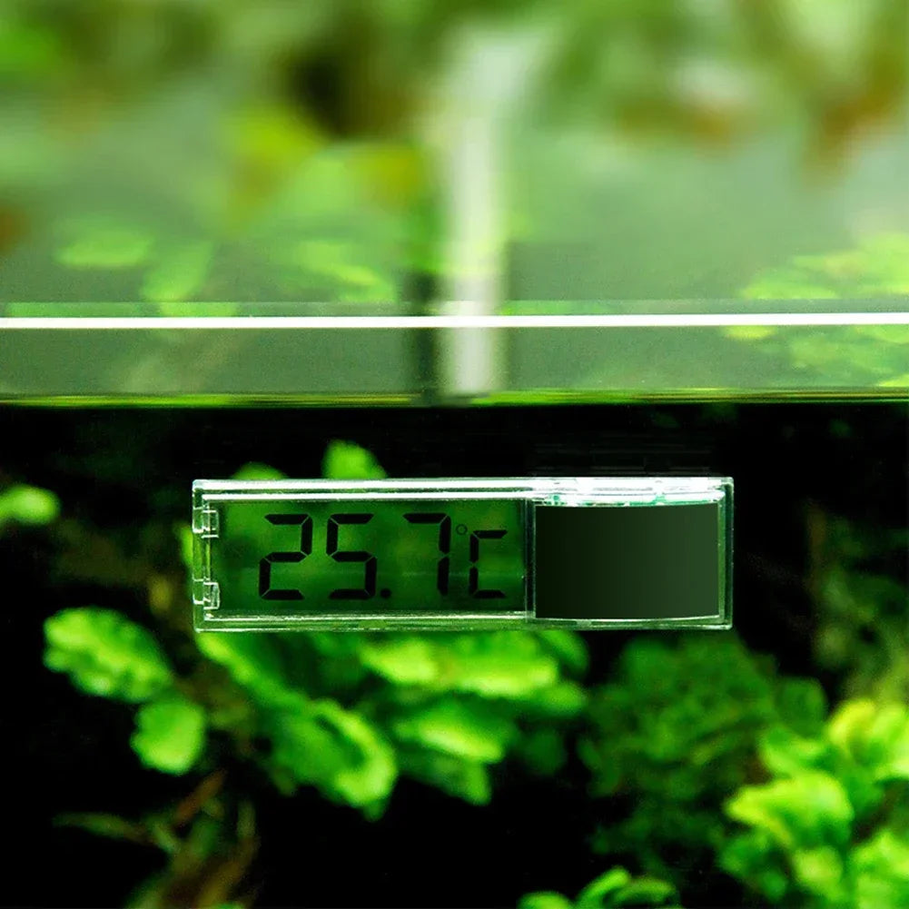 Waterproof Electronic Aquarium Thermometer (Digital LCD, Precise Temp)