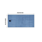 Embroidered Microfiber Pet Bath Towel — Super Soft & Absorbent