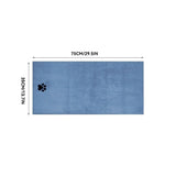 Embroidered Microfiber Pet Bath Towel — Super Soft & Absorbent