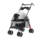 Lightweight Portable Foldable Pet Stroller Cart for Dogs & Cats — Outdoor Travel Trolley