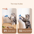 Chirping Electric Bird Toy — Catnip Hanging Cat Toy, 3-Pack