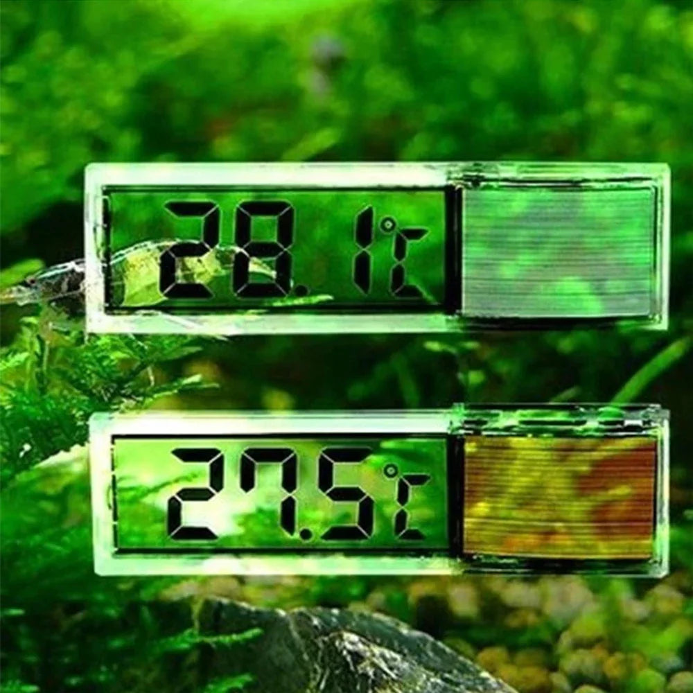 Waterproof Electronic Aquarium Thermometer (Digital LCD, Precise Temp)