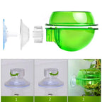 Anti-Escape Reptile Feeding Bowl — Suction-Mount Food & Water Dish