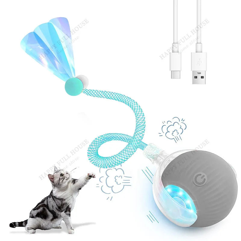 Automatic Interactive Cat Ball Toy (3 Play Modes)