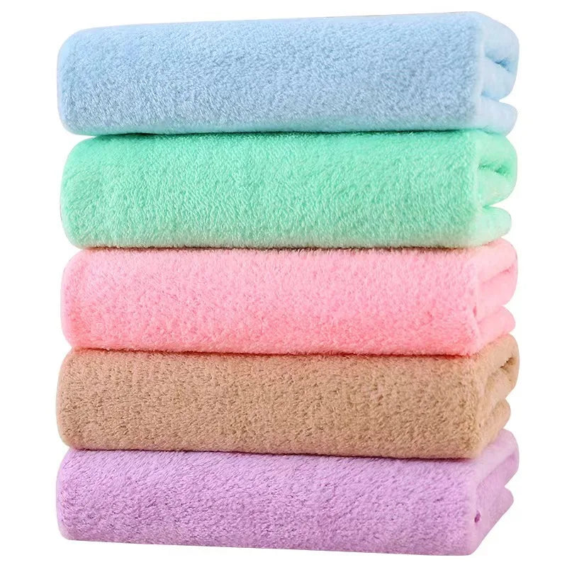 Cotton Pet Towel — Soft Absorbent Bath & Face Towel for Dogs & Cats