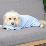 Microfiber Pet Drying Robe — Quick-Dry, Adjustable Hook-and-Loop
