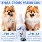 Blueberry Pet Deodorizing Spray — Natural, Long-Lasting Freshness for Dogs & Cats