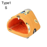 Cozy Small Pet Sleeping Bed — Warm Flannel Nest for Hamsters & Rabbits