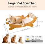 3-in-1 Cat Scratcher Bed with Hammock & Replacement Pad