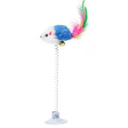 Cartoon Feather Wand Cat Toy with Bell