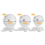 Silent Hamster Running Wheel — Extra-Large Spine-Safe Design