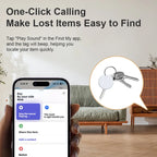 Apple Find My Bluetooth Tracker 2-Pack for Pets, Keys, Bags & Luggage (iOS)