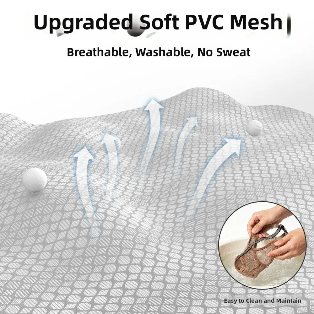 Portable PVC Dog Muzzle (Washable, Multi-Size)